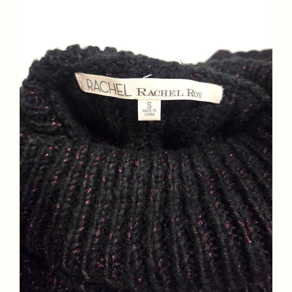 RACHEL Rachel Roy Turtleneck Sparkle Sweater – Size S - Picture 3 of 5
